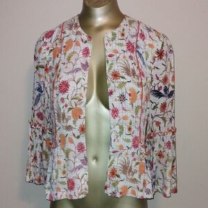 Anthropology Bird Bohemian Jacket